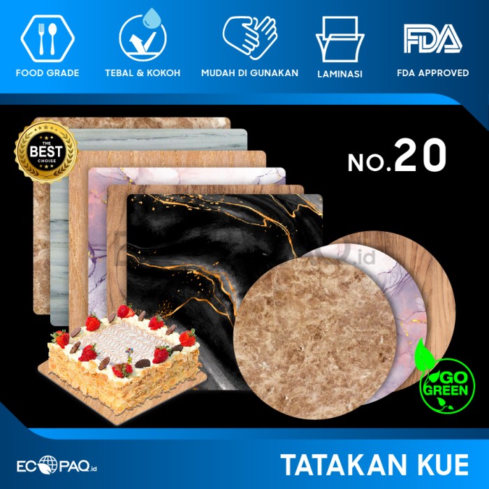  Tatakan Kue Ukuran 20 cm