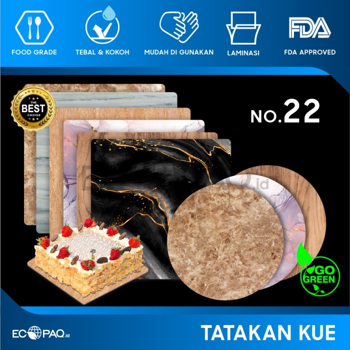 Tatakan Kue Ukuran 22 cm