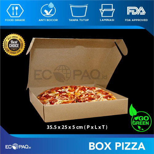 box pizza ukuran 35x25x5 cm